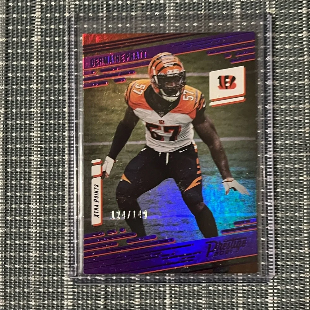 Num: 124/149 🏈 Germaine Pratt Panini Prestige Card #74 , Qty 1